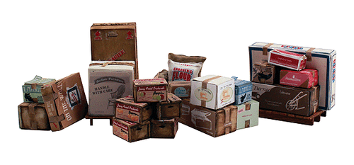 Miscellaneous Freight - Scenic Accents(R) -- Crates, Boxes, Bags & Sacks