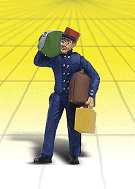 Scenic Accents(R) Figures -- Baggage Porter