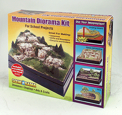 Scene-A-Rama(TM) Diorama Kits -- Mountain