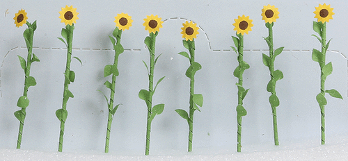 Sunflowers - Assembled -- 2&quot;  5cm Tall pkg(16)