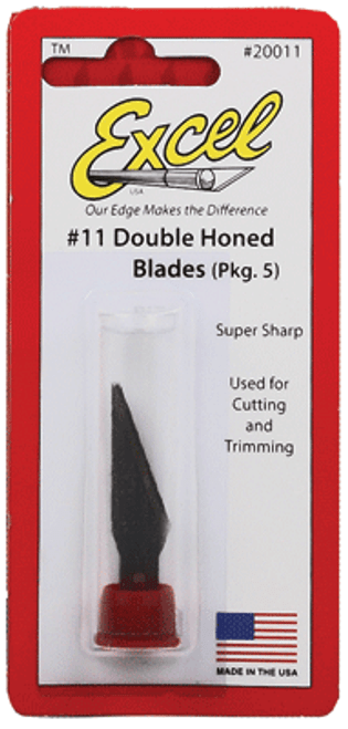 Light-Duty Replacement Blades (Fit K1, K3, K17, K18, K30 & K40 Handles) -- Super Sharp, Double-Honed pkg(5) Carded