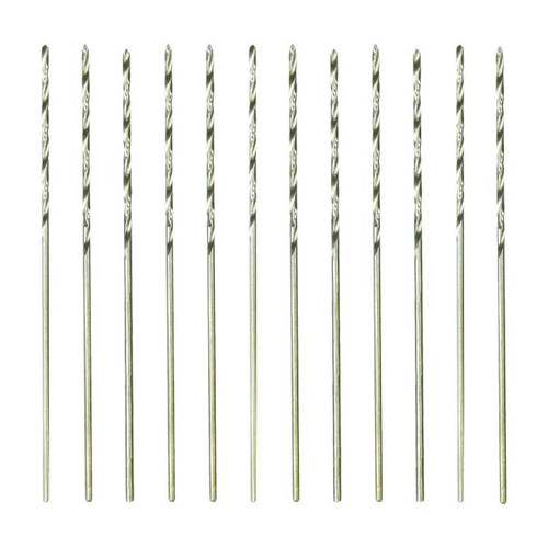 Fine High-Speed Twist Drill Bit - pkg(12) in Tube, Carded -- #71