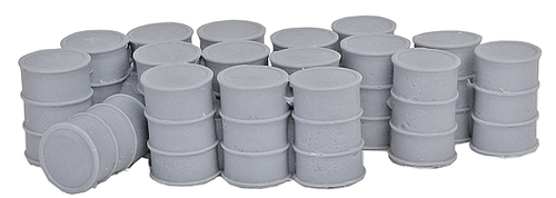 55-Gallon Drums w/Closed Tops -- Unpainted - Scale: O 55-Gallon Drums w/Closed Tops -- Unpainted - Scale: O