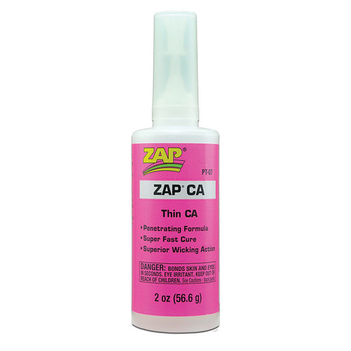 ZAP/CA Super-Thin Instant Adhesive -- 2oz  59.1mL