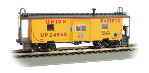 Steel Bay Window Caboose - Ready to Run -- Union Pacific(R) #24565 (Armour Yellow, red, gray)