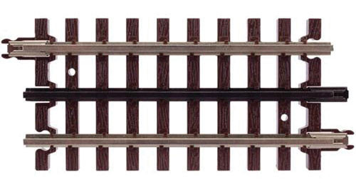 21st Century Track System(TM) Nickel Silver Rail w/Brown Ties - 3-Rail -- 4-1/2&quot; Straight