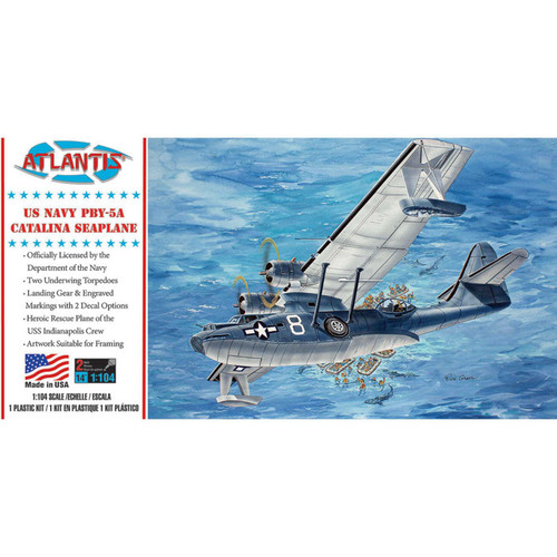 PBY-5A Catalina US Navy Seaplane Model Kit 1/104