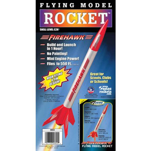 Firehawk Mini Rocket Kit E2X Easy-to-Assemble