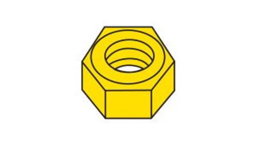 Hob-Bits(R) Brass Hex Nuts -- #0-80