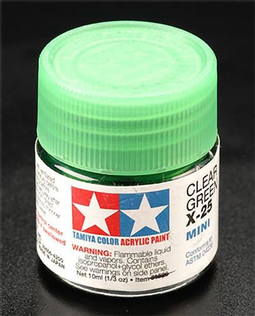 Acrylic Mini X25, Clear Green