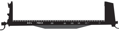 Railroad Decal Set -- Atlantic Coast Line 40' Pulpwood Flatcar -  Scale: HO Part No.:10152N