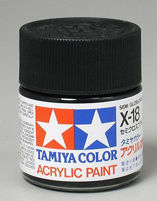 Acrylic X18 Semi Gloss,Black