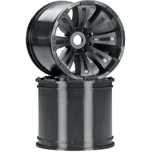 Axial C8008 - AX8008 8-Spoke Oversize Wheel Black (2)