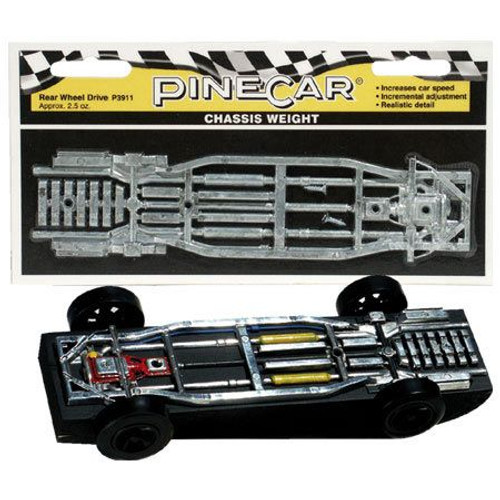 Chassis Weight, Rear Wheel Drive 2.5 oz