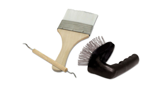 Rock Carving Tool Set -- Strata Brush, Chisel & Duster