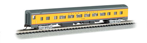 85' Smooth-Side Coach w/Lighting - Ready to Run -- Union Pacific (Armour Yellow, gray, red)