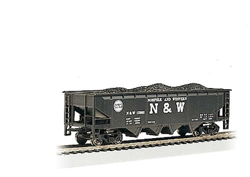 40' Quad Hopper - Ready to Run - Silver Series(R) -- Norfolk & Western