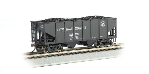 USRA 55-Ton Outside-Braced Hopper w/Load - Ready to Run - Silver Series(R) -- Baltimore & Ohio #723046