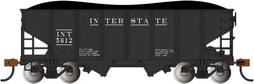USRA 55-Ton Outside-Braced Hopper with Load - Ready to Run - Silver Series(R) -- Interstate 5612 (black)