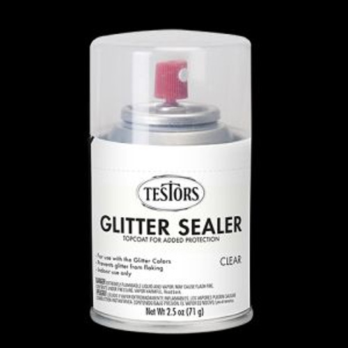 Testors CreateFX 2.5 oz. Silver Glitter Spray Paint (3-Pack) 79629