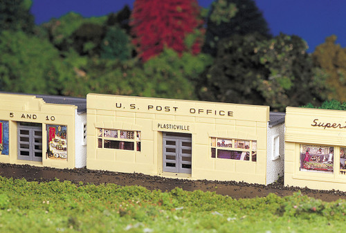 Plasticville Classic Kit - Post Office -- 2-1/8 x 4-5/8&quot;  5.5 x 11.8cm