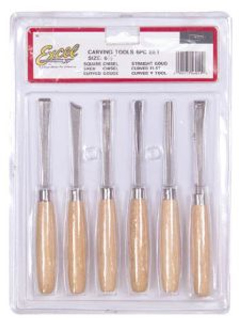 Beginners 6 Piece Woodcarving Set