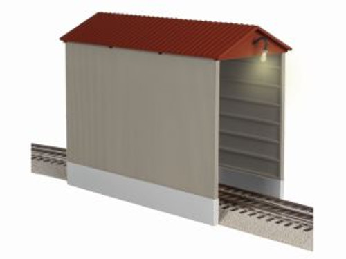 O RTR Illuminated Hopper Shed -- Back in Stock