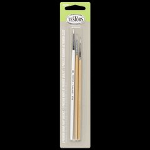 Red Sable Round Brushes-Set Of 3 replaces 8863