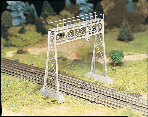 Plasticville U.S.A.(R) Classic Kits -- Signal Bridge (silver)