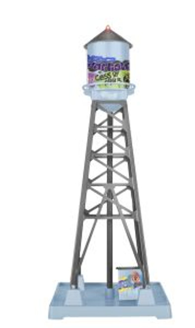 O RTR PEP Industrial Water Tower w/ Graffiti Decals -- New in Stock