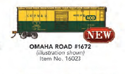 HO 40' PS-1 Boxcar CHICAGO ST. PAUL MINNEAPOLIS & OMAHA #167