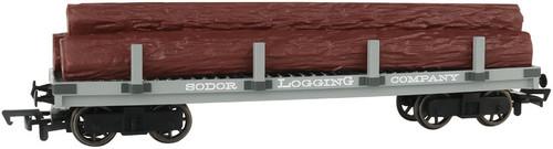 Logging Flatcar with Logs - Thomas and Friends(TM) -- Sodor Logging Company