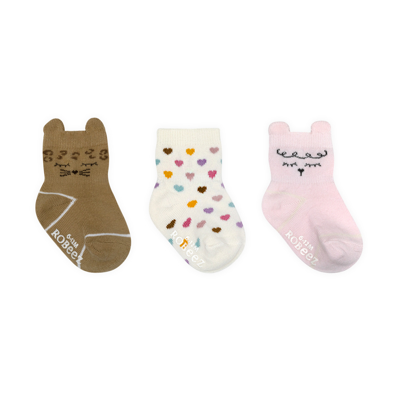 Snug Sweetie Multi 3pk Animal Print Fluffy Socks