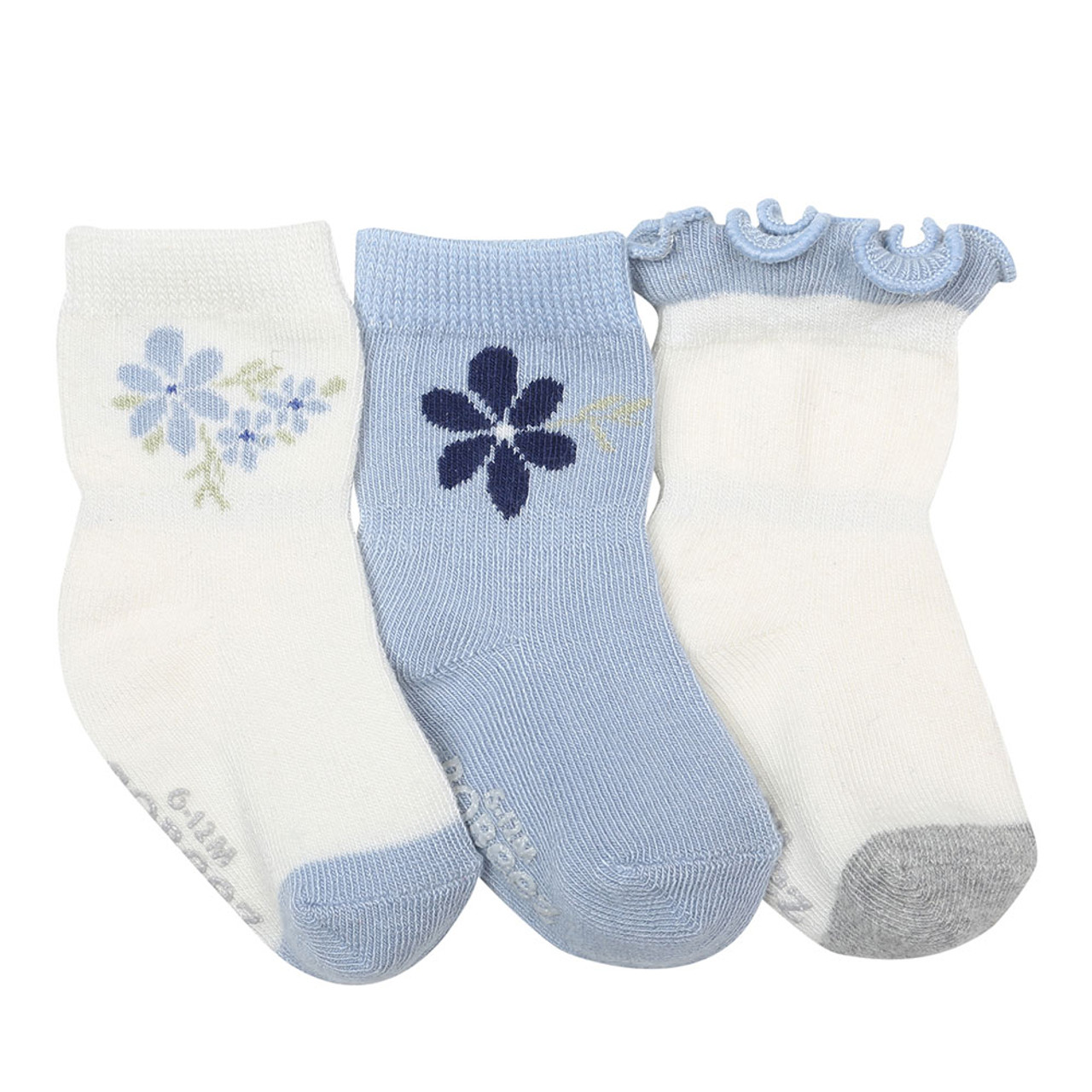 blue baby socks