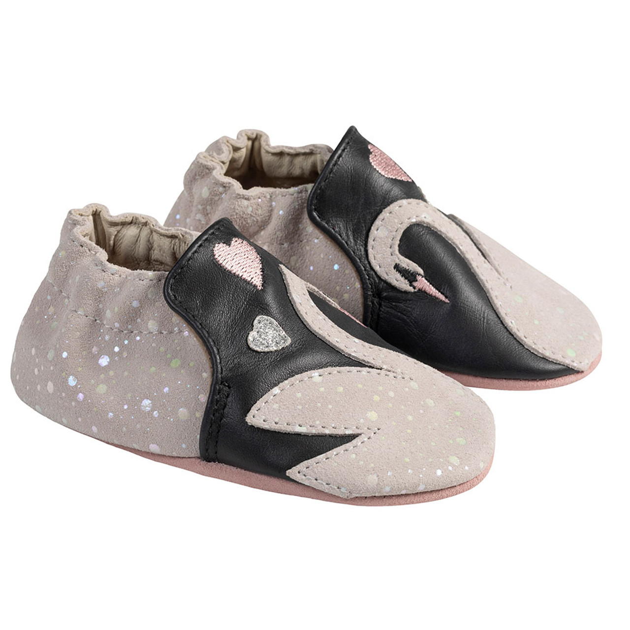 Black Sadie Swan | Soft Soles | Baby 