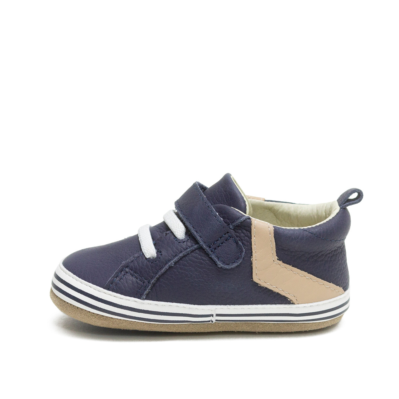 Boys Adam First Kicks Navy Baby Shoes | Robeez