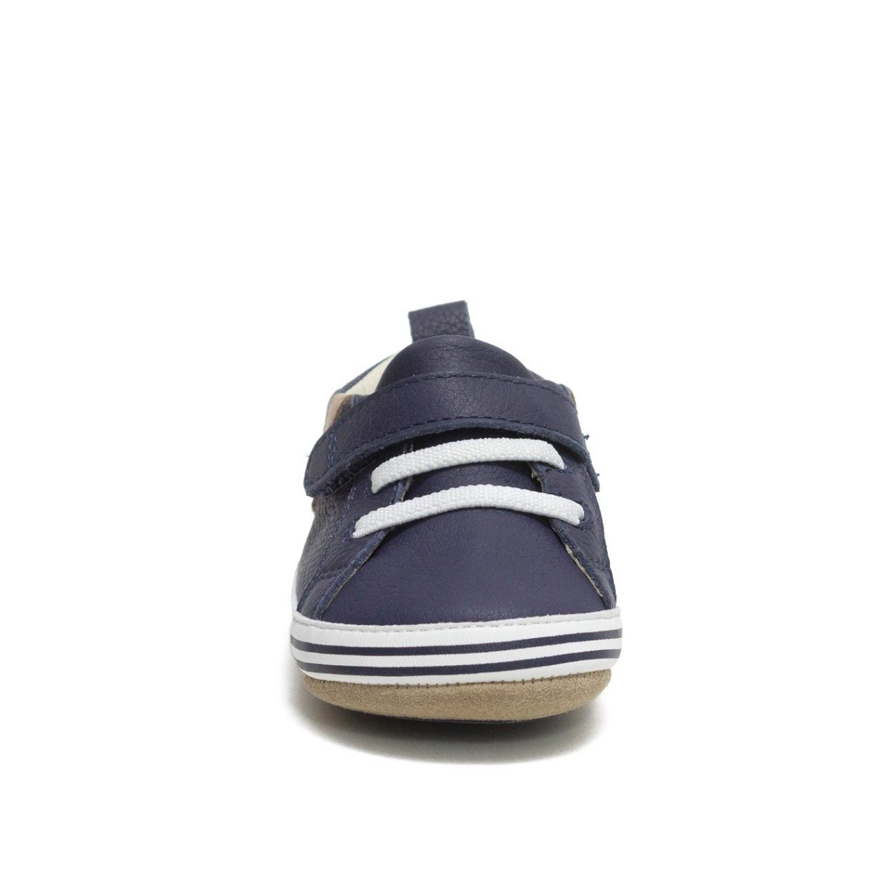 Boys Adam First Kicks Navy Baby Shoes | Robeez