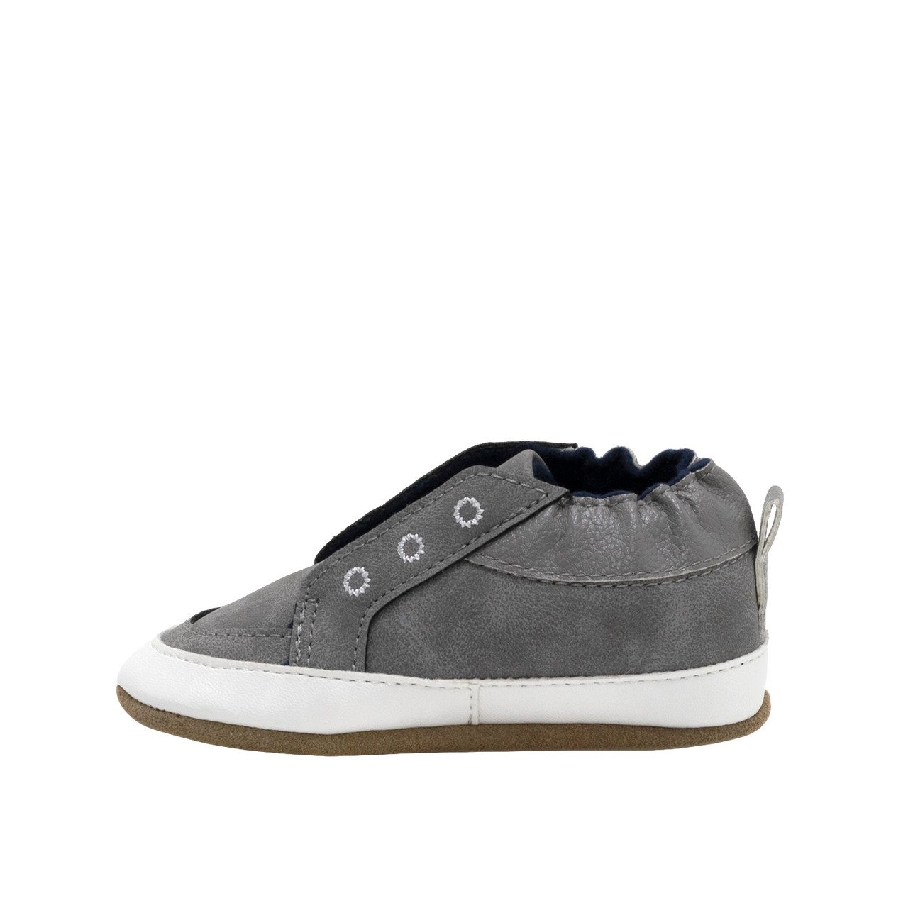 Boys Stylish Steve Soft Soles in Grey | Robeez