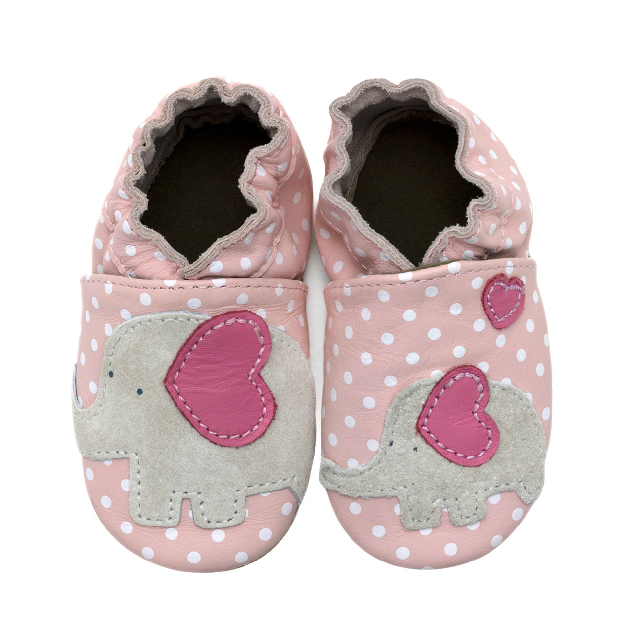 Robeez Glitzy Bow Soft Soles - Pink