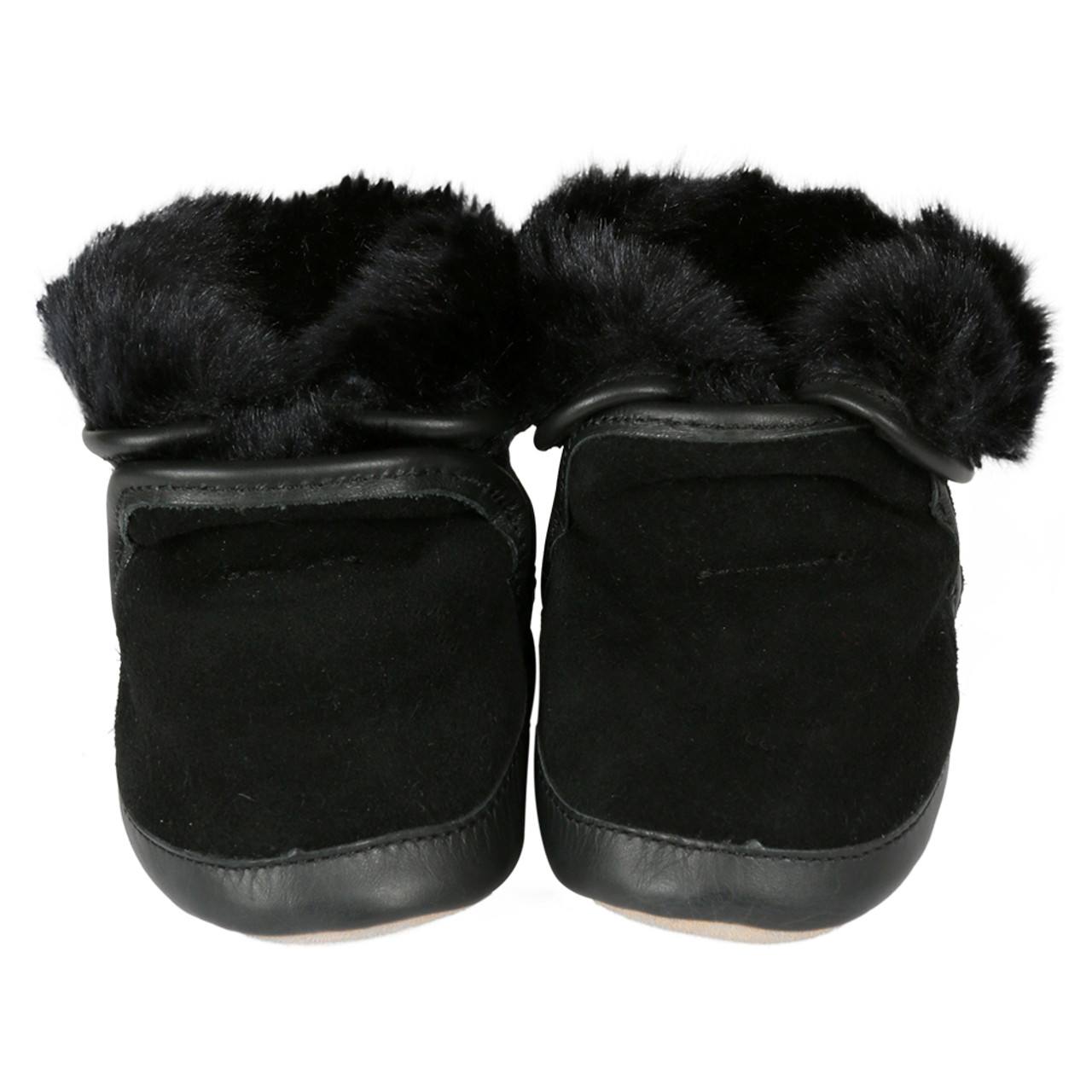 Cozy Ankle Boots Black | Soft Soles 