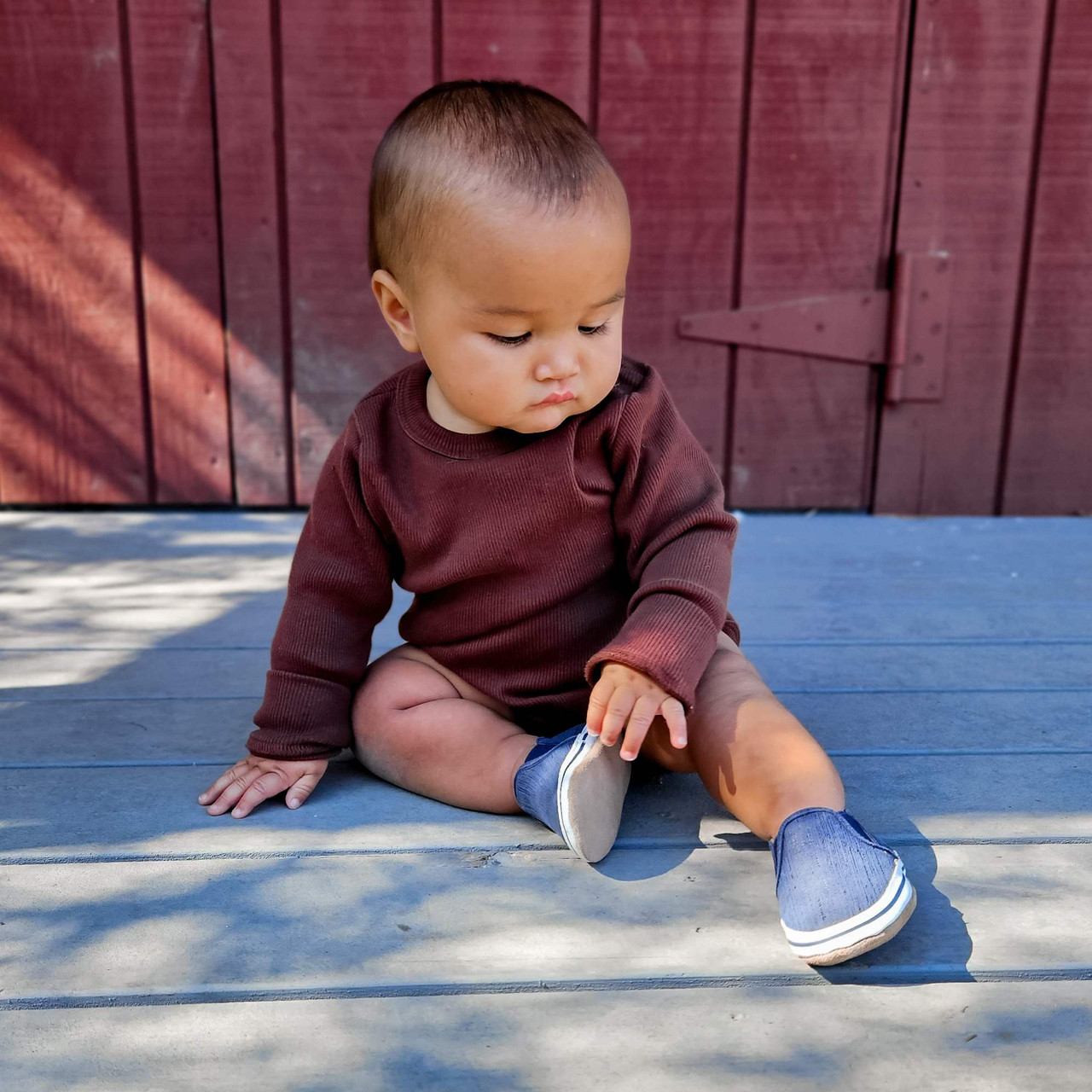 Toddler Navy Blue Shoes Healthy Foot Development Robeez