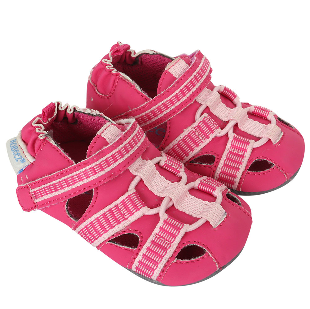 pink beach shoes
