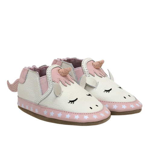 Robeez FANCY GIRL,CHAUSSON LAYETTE GRIS CLAIR, 17/18 EU : : Mode