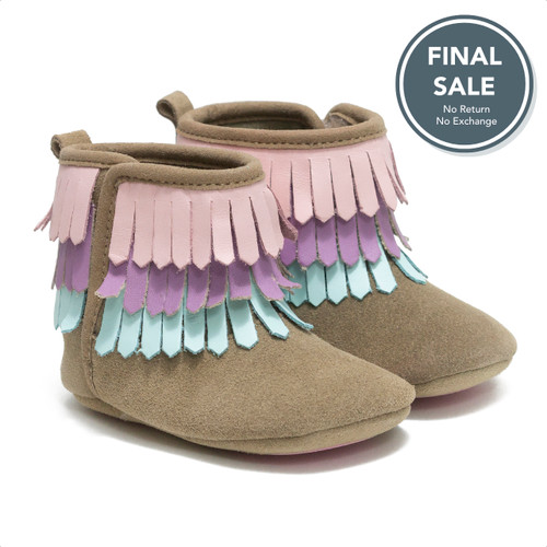 *Final Sale* Fringe Boots Rust