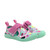 Tropical Paradise Water Shoes Pink/Turquoise, perspective view
