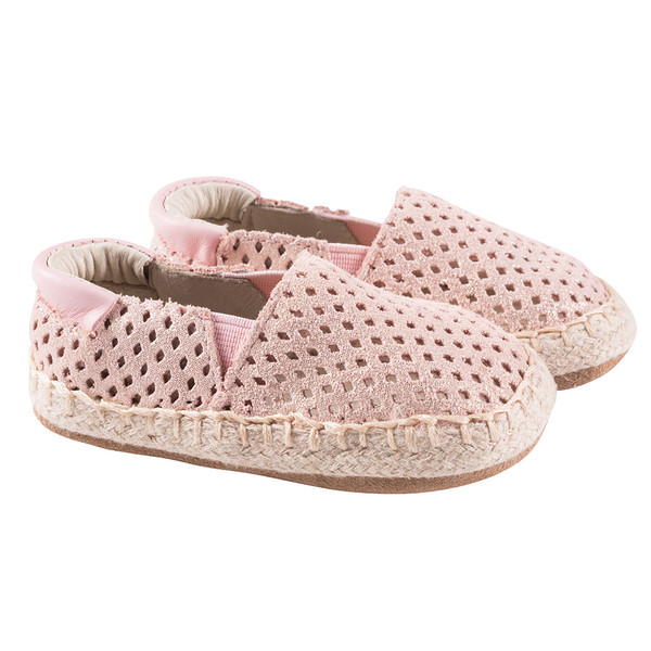 baby pink espadrilles