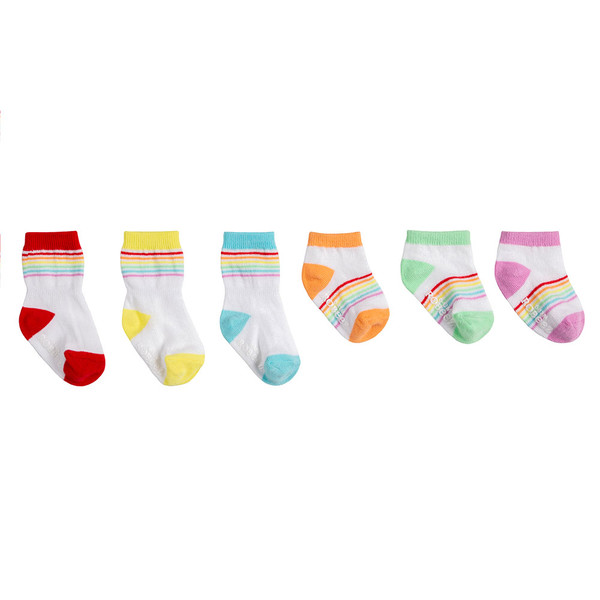 Robeez Baby Socks 0-6 Months Baby Girl Socks 6pk