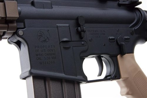 VFC COLT M4A1 RIS II AEG AIRSOFT RIFLE (FDE) (COLT LICENSED)