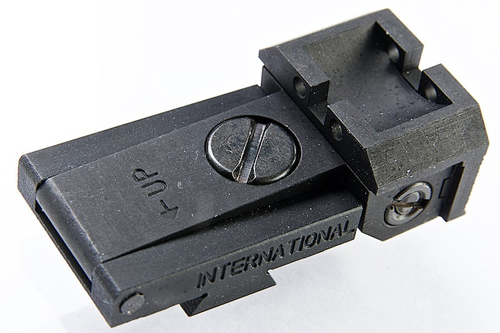 Airsoft Masterpiece “STI Style” Rear Sight With Fiber For Hi Capa