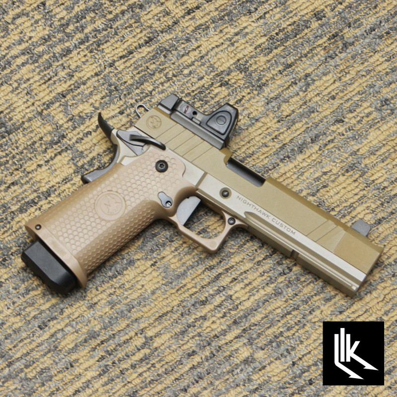 RWA Nighthawk Custom "Sand Hawk" GBB Pistol + HWO RMR